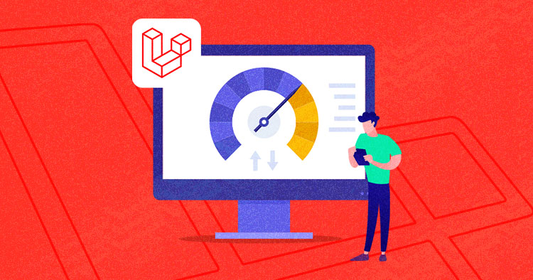 Developer analyzing Laravel app performance bottlenecks