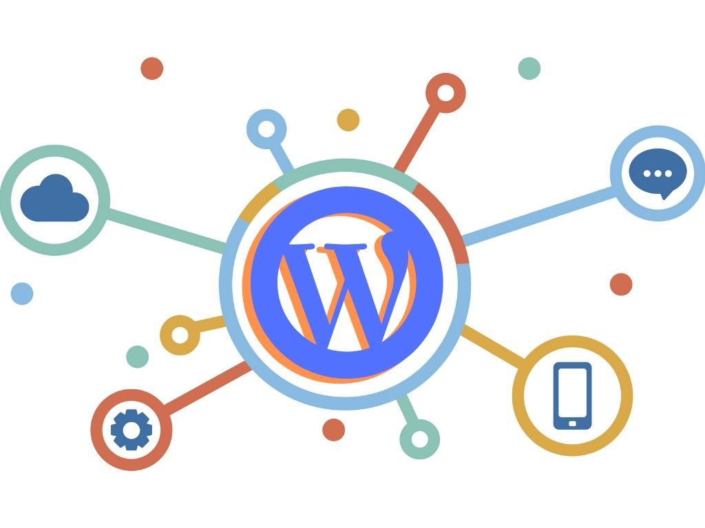 Illustration of WordPress plugins enhancing business websites